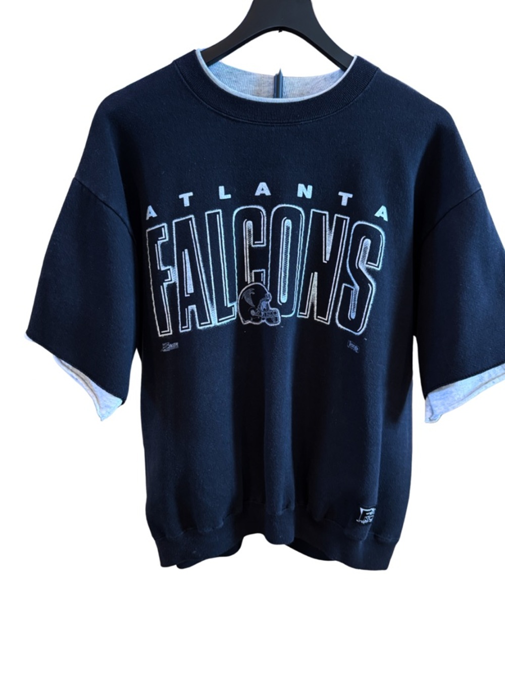 Vintage 1990s-era Atlanta Falcons crewneck short sleeve sweatshirt by Salem - L
